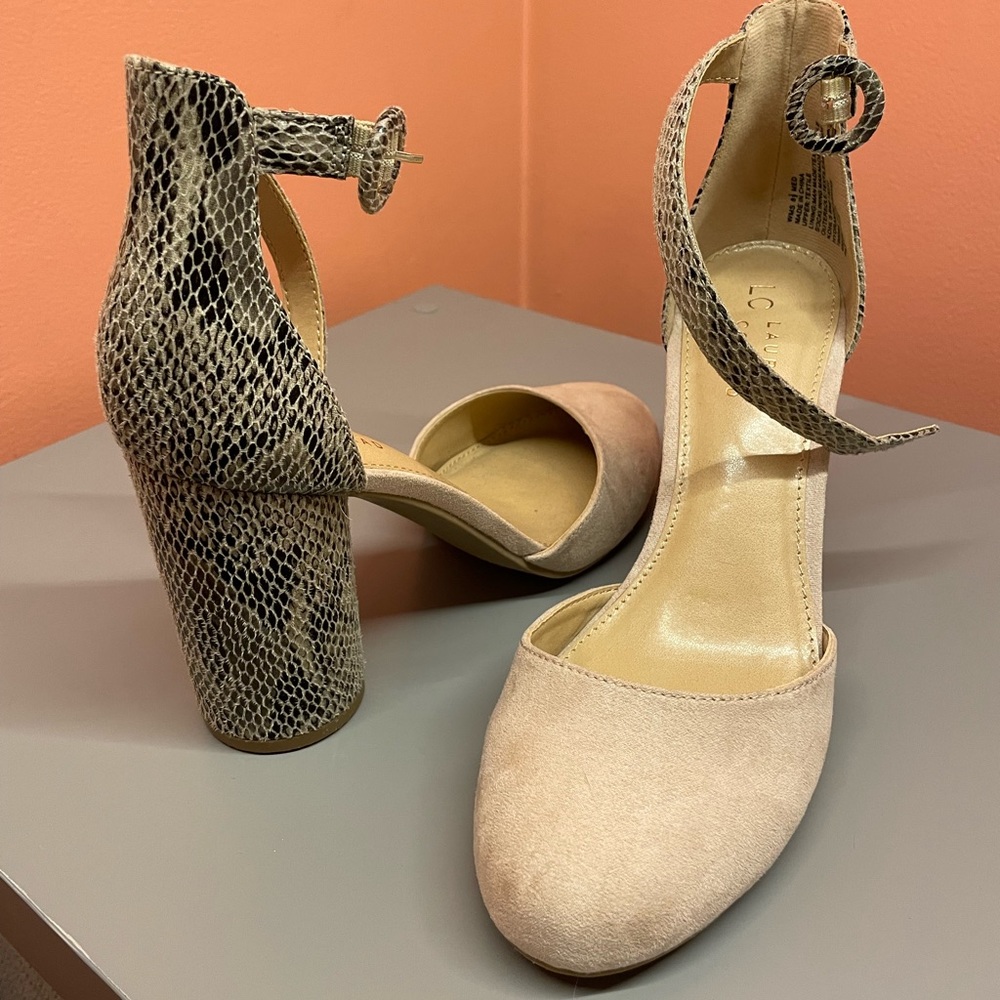 Snake Patterned Heels